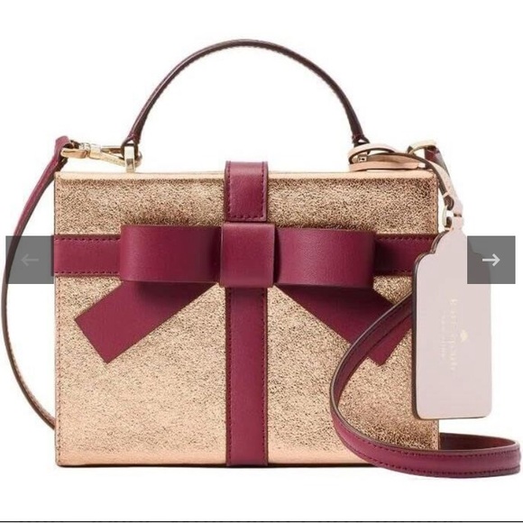 KATE SPADE wrapping party gift box Crossbody! - Picture 4 of 13
